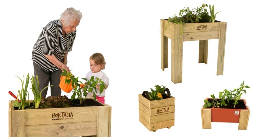 Iníciate en la jardinería con nuestras mesas de cultivo