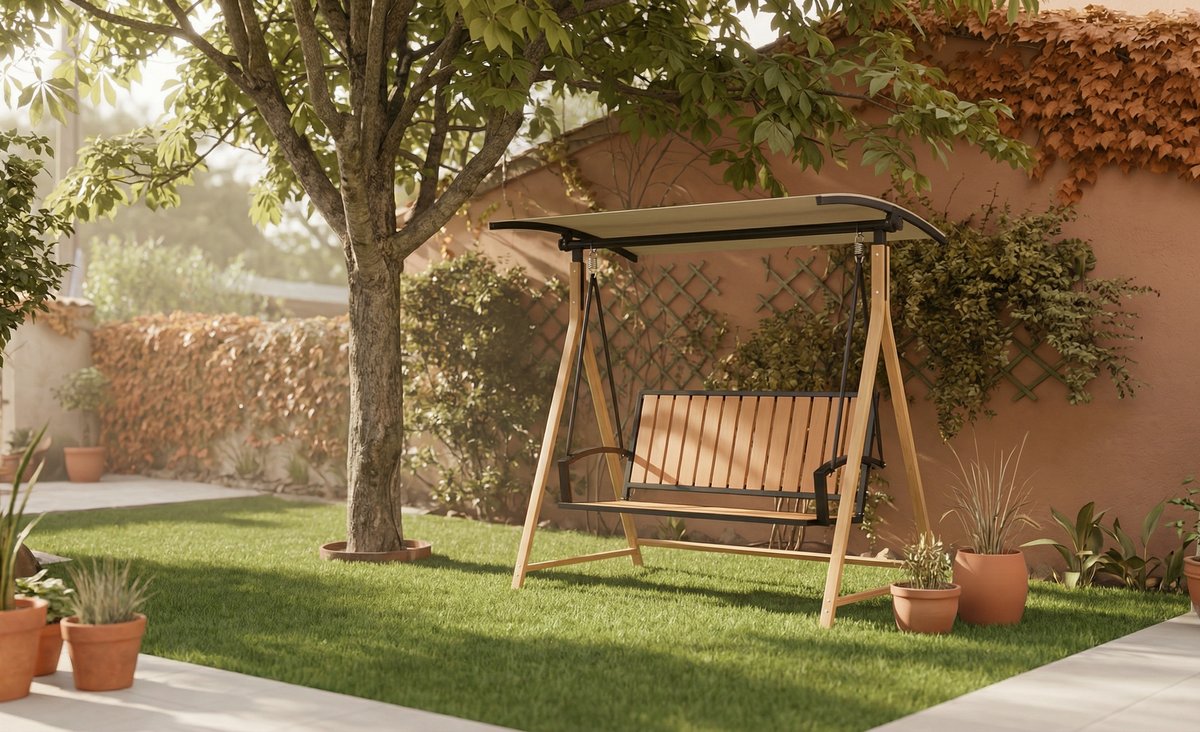 Columpios y balancines para el jardín