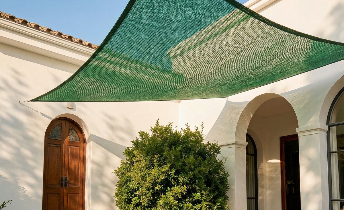 Malla de sombreo para crear sombra y confort en exterior
