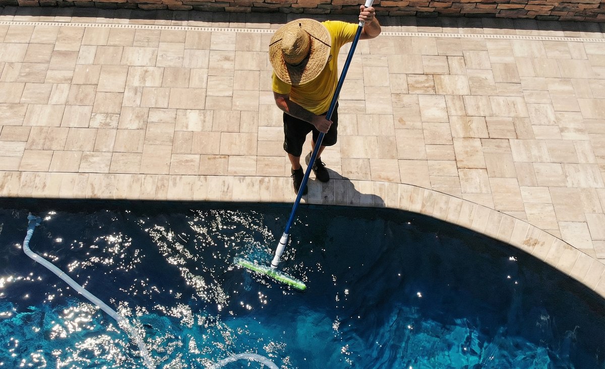 Pértiga piscina