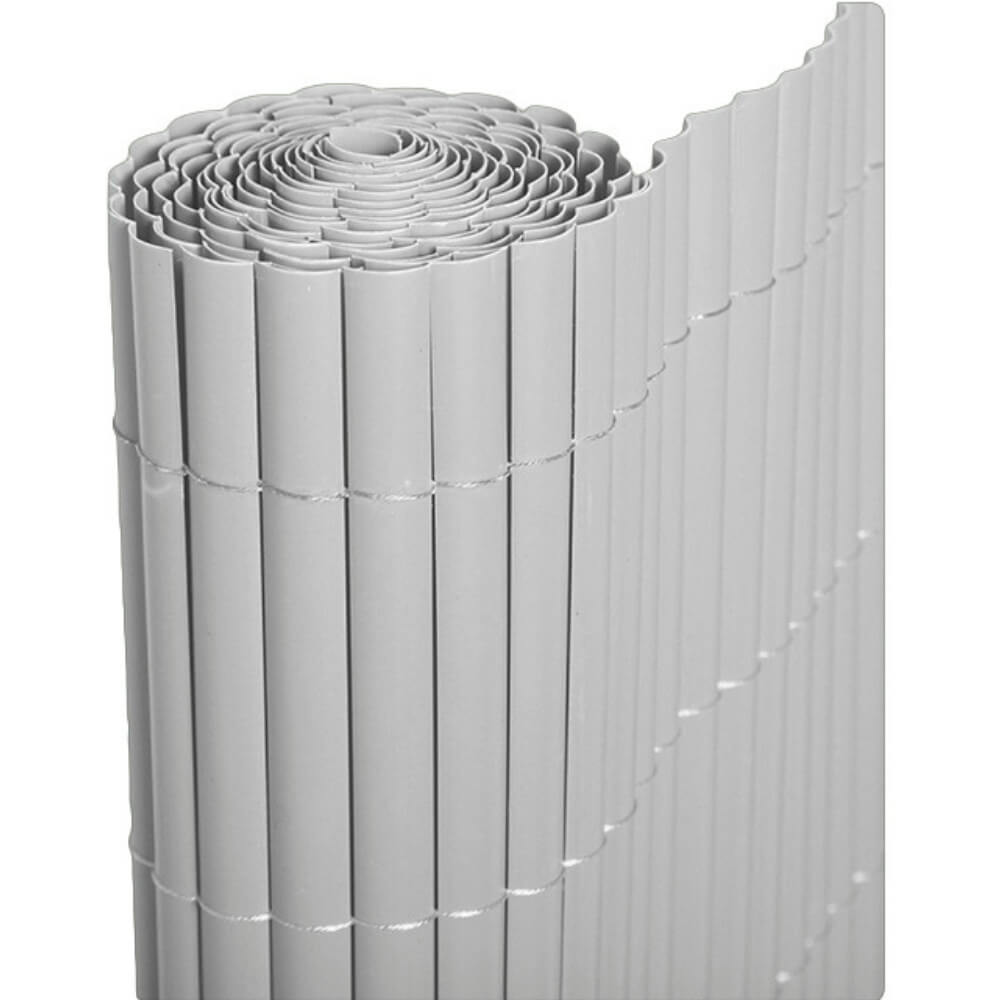 Cañizo PVC de media caña (Blanco) - Bonerva