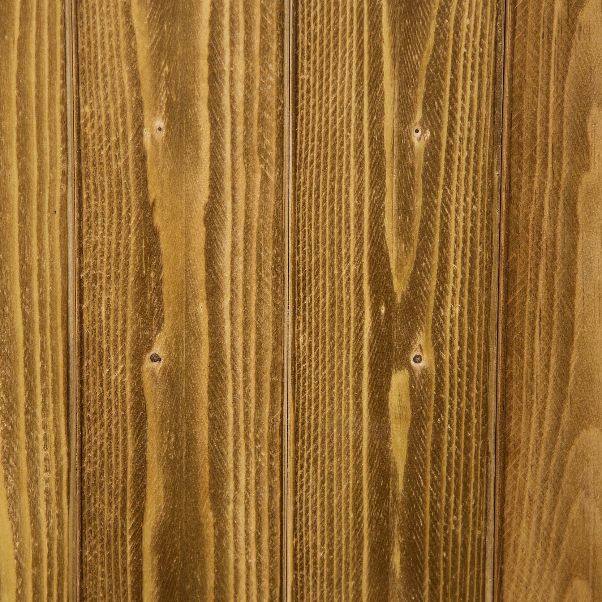 Outsunny Jardinera Exterior Grande de Madera, Huerto Urbano Elevado con Fondo Abierto para Cultivar Plantas, Flores, Hierba, Macetero Exterior Rectangular para Jardín Terraza 120x40x40 cm, Carbonizada