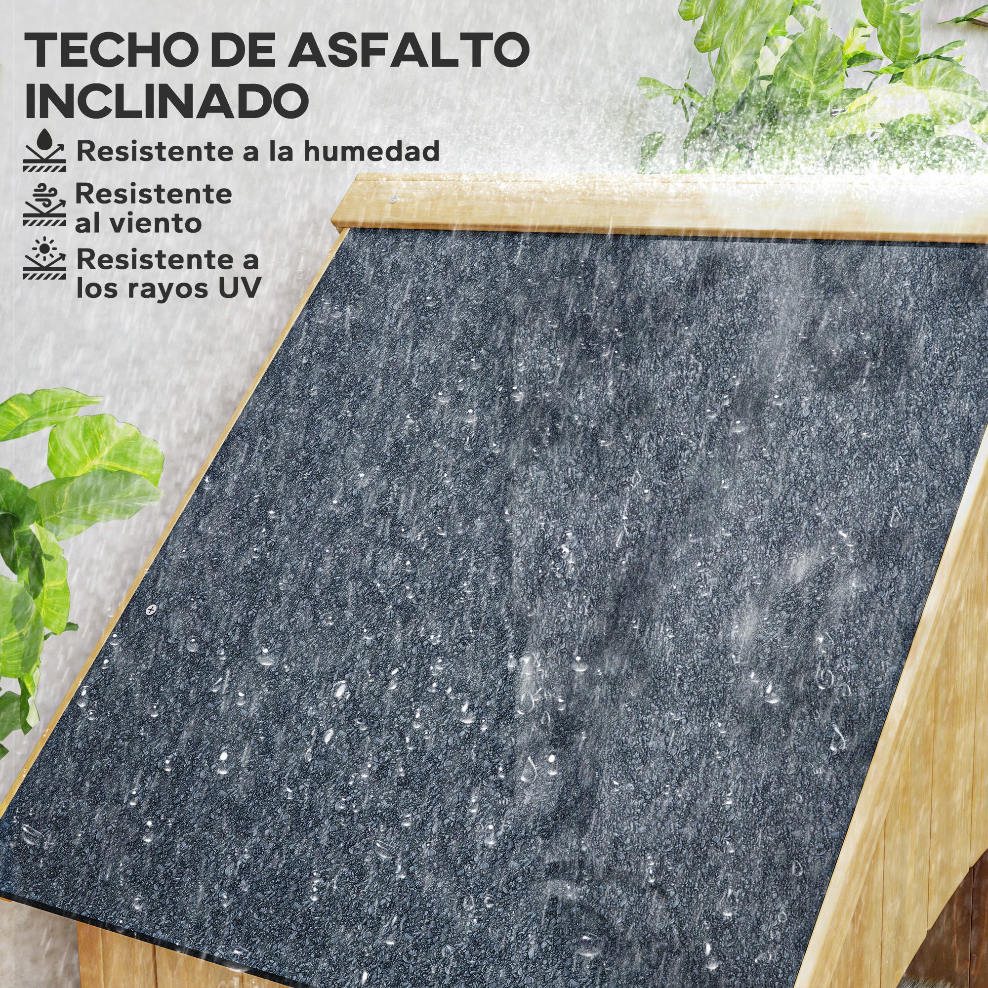 Outsunny Caseta Jardín Exterior de Madera 77,5x54,2x179,5 cm 0,3 m² Cobertizo Jardín Exterior Armario para Almacenaje de Herramientas con 3 Estantes y 2 Puertas con Cerrojo para Patio Terraza Natural