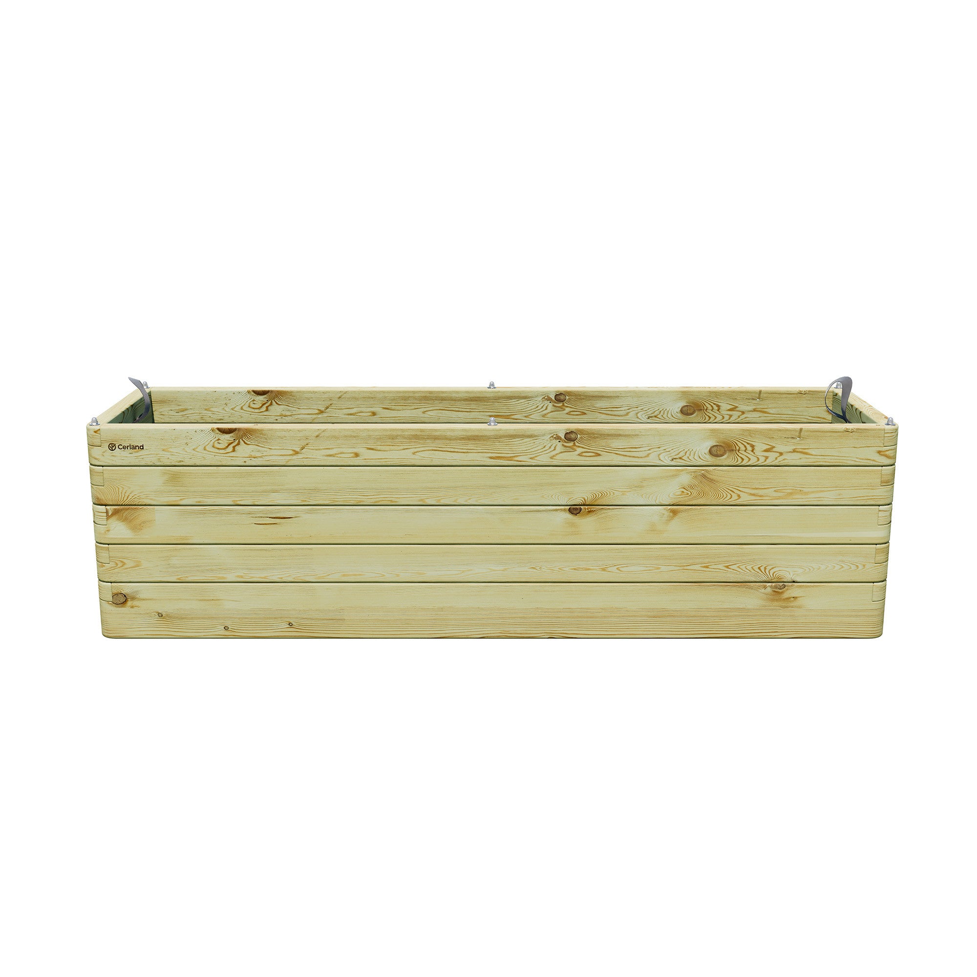 Jardinera de madera rectangular Olea 180x50x50 cm - 252 litros