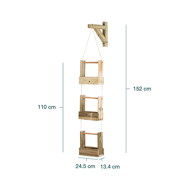 Jardinera Colgante WOODY 3B