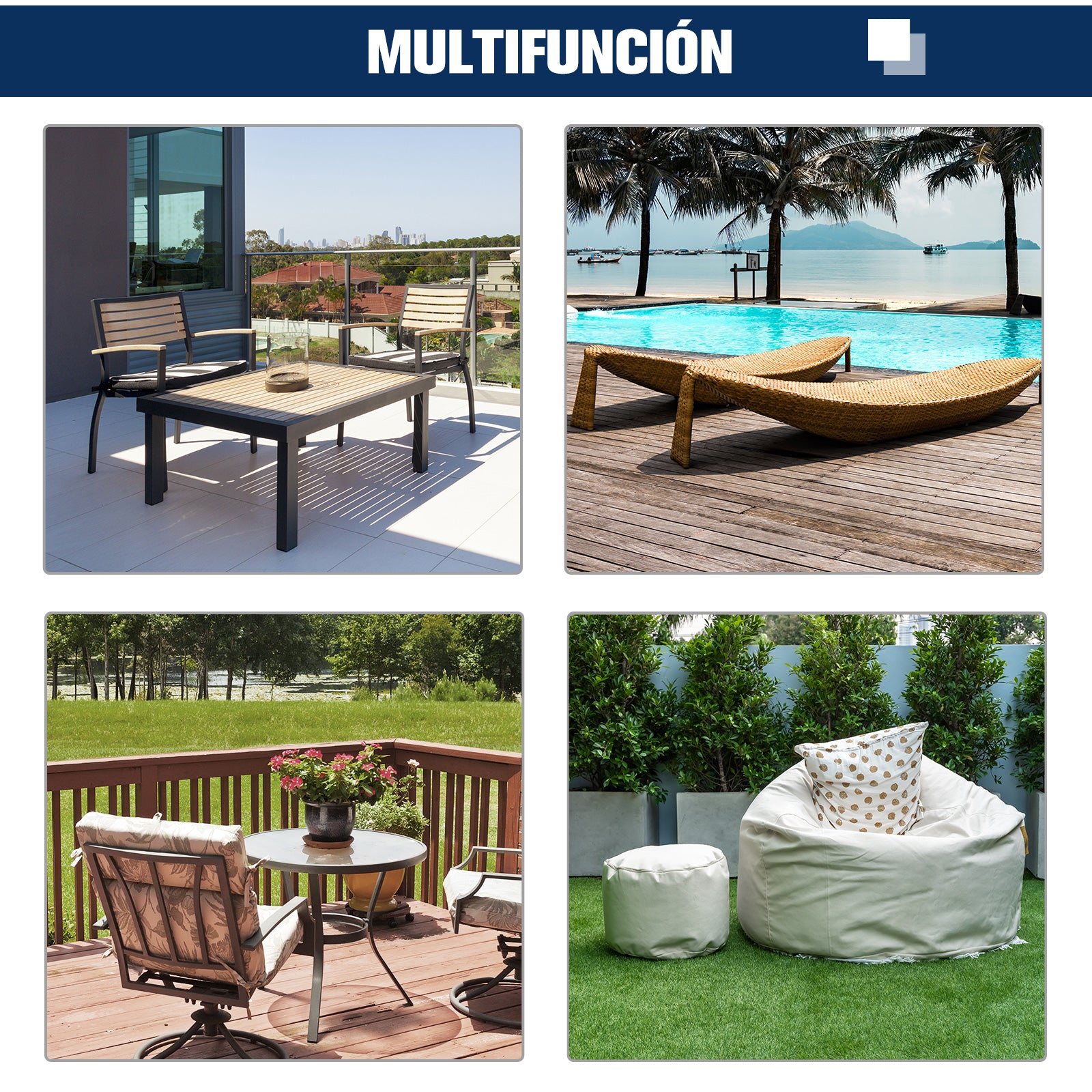 Outsunny Pantalla de Toldo Lateral Retráctil 300x180cm para Terraza Patio o Jardín de Mampara de Privacidad para Exterior Plegable Gris