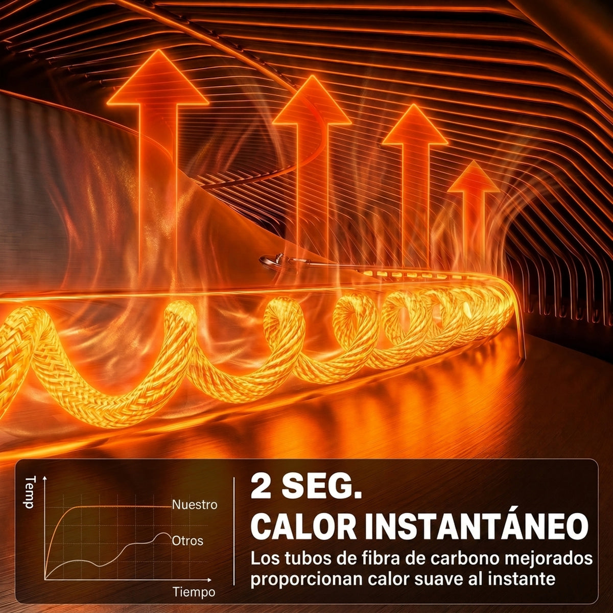 Outsunny Calefactor por Infrarrojos para Terraza Colgante 2000 W con Luz LED, Estufa Exterior Eléctrica con IP65, Control por Táctil/Mando a Distancia, 2 Niveles de Calor, Temporizador 24 h, Negro