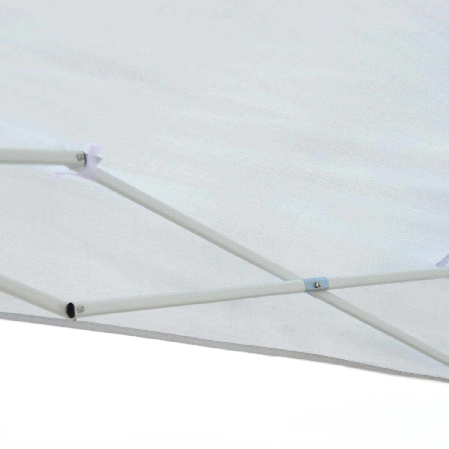 Outsunny Carpa Plegable 6x3 m Cenador para Jardín Gazebo con 6 Cortinas Mosquitera y Cremallera Bolsa de Transporte Impermeable para Exterior Blanco