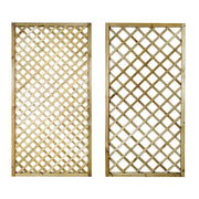 Panel Celosía de Madera - FAURA - Cuadro 4 cm