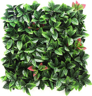 Jardín Vertical Photinia Rojo. Pack 4 unidades 50 x 50 cm. Bonerva