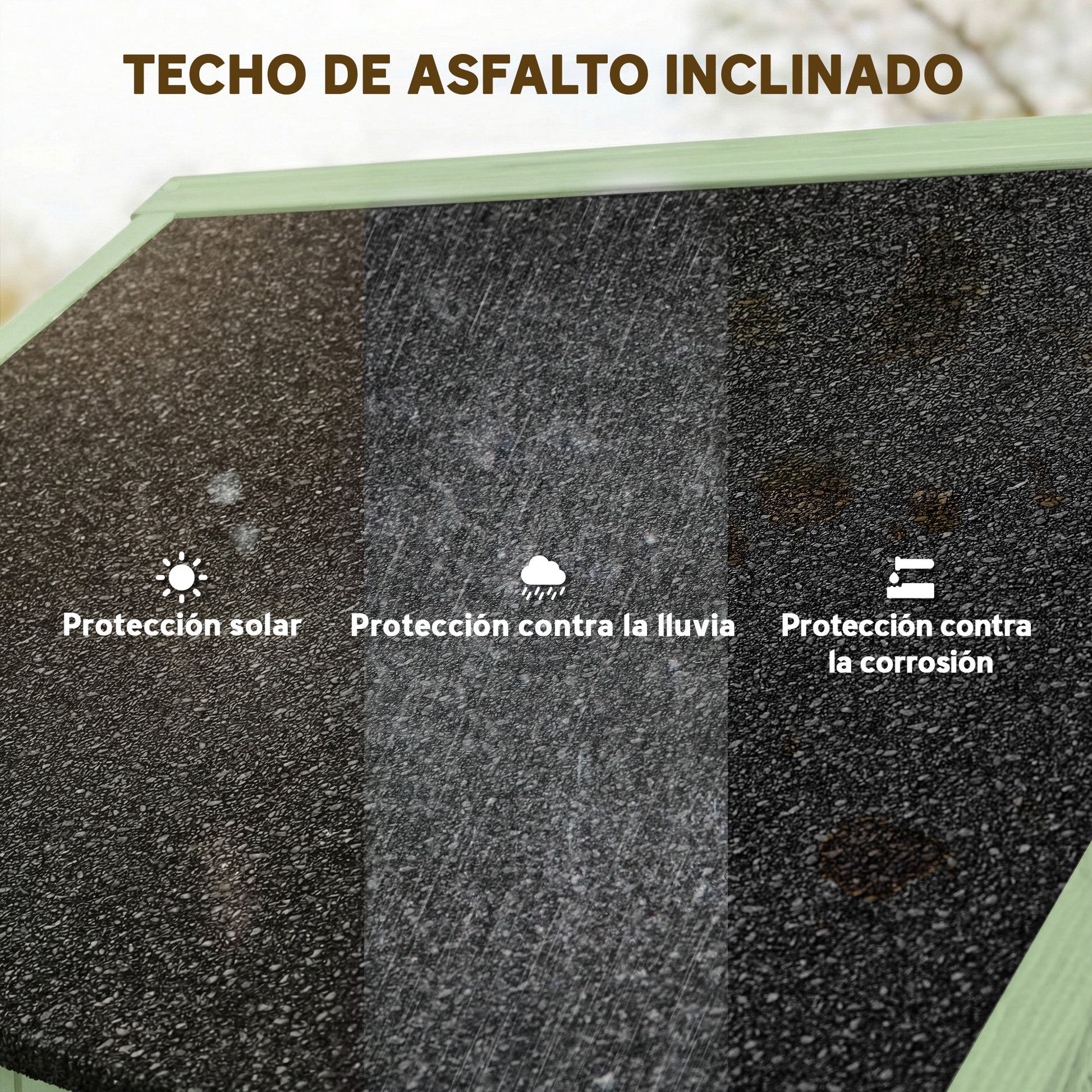 Outsunny Armario de Jardín de Madera 77x54,2x179 cm 0,3 m² Cobertizo para Almacenaje de Herramientas con 3 Estantes y 2 Puertas con Cerrojo para Patio Terraza Verde