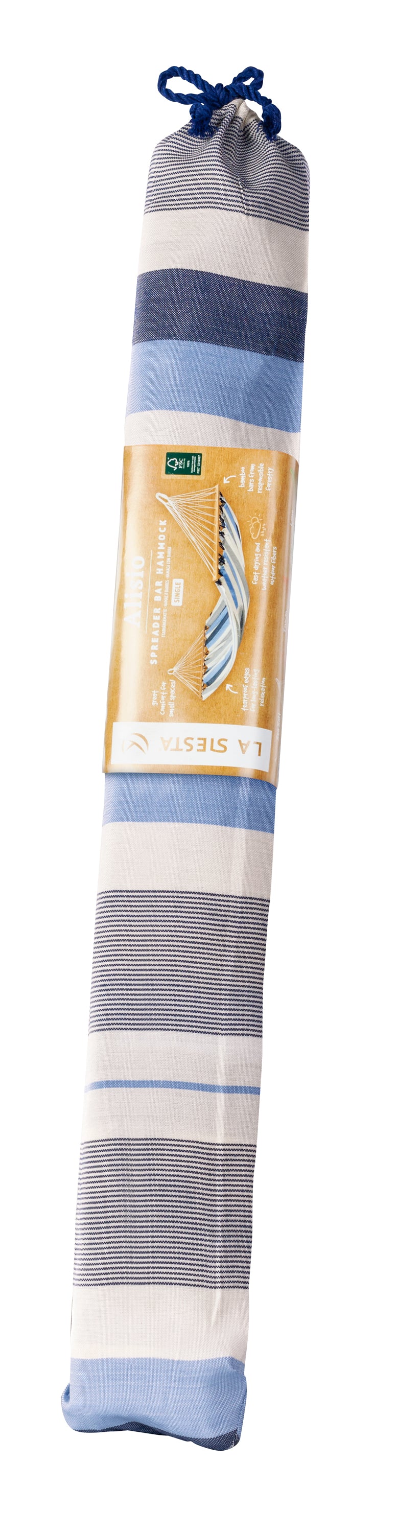 Hamaca con barra individual para jardín Alisio Sea Salt - La Siesta