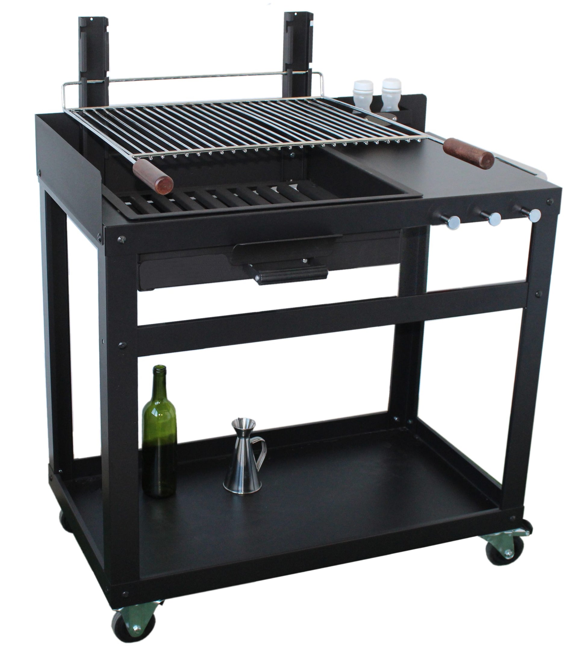 Kit Barbacoa Aviles para Exterior con Parrilla de Leña