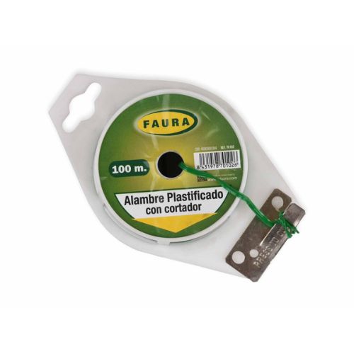 Alambre Plastificado C/Cortador 1mm x 100 m