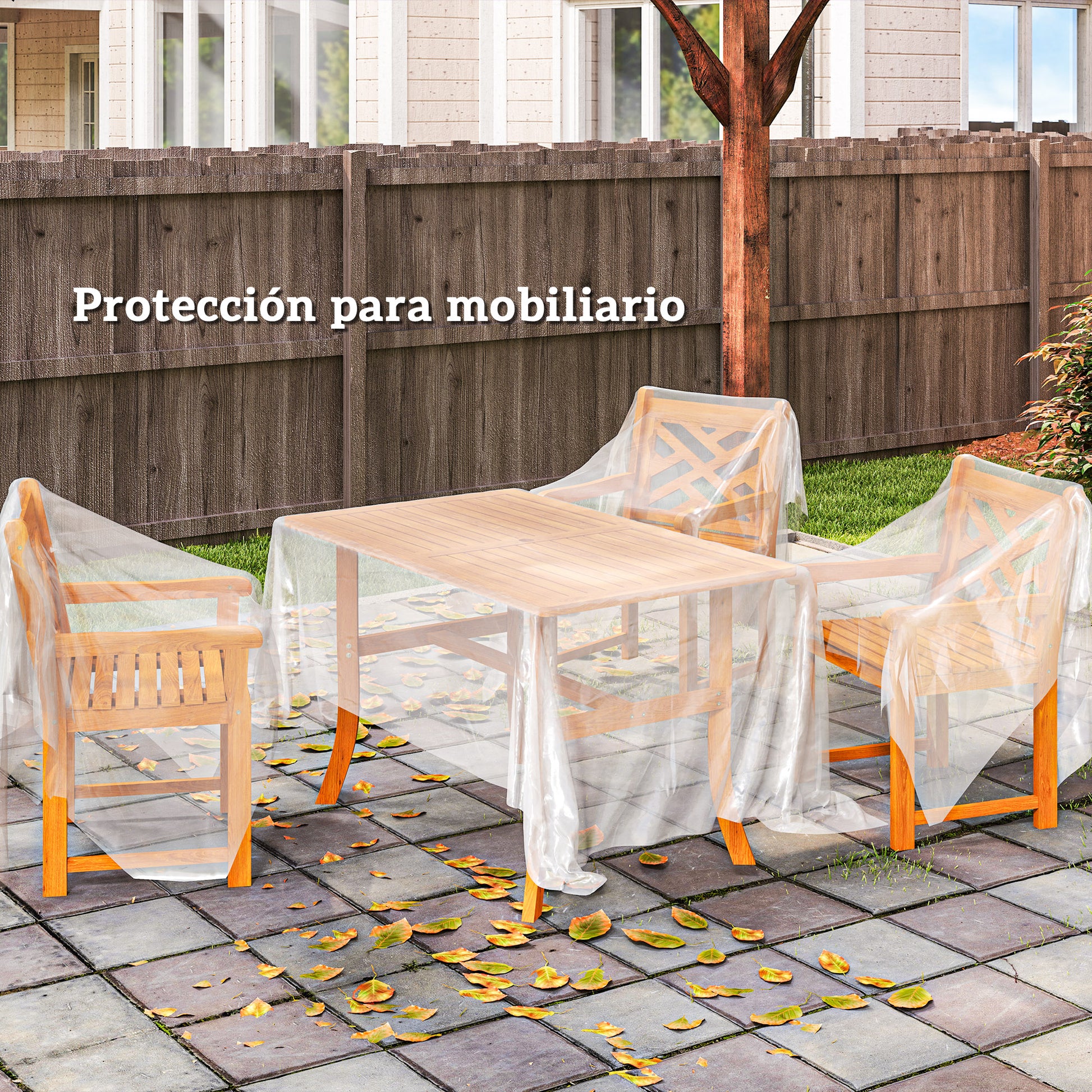 Outsunny Plástico Invernadero Transparente, 6x10 m, Cubierta de Repuesto para Invernadero de Polipropileno, Resistente al Agua, para Huerto, Plantas, Agricultura, Jardín