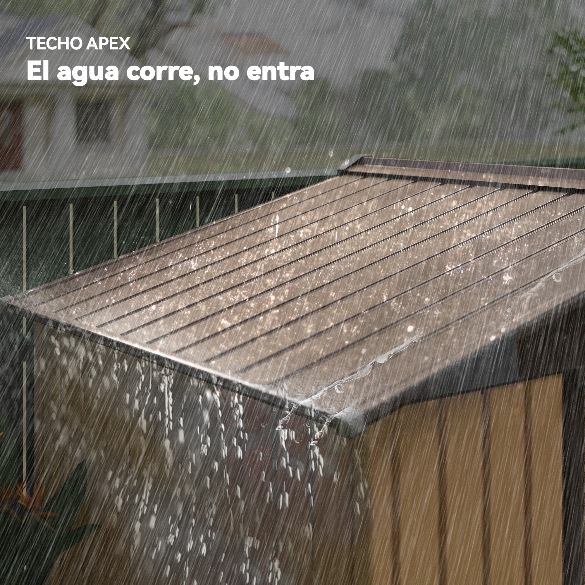 Outsunny Caseta de Jardín Exterior 2,42 m², 213x130x185 cm, Cobertizo de Jardín Exterior Metálico con Puertas Correderas, Ventilación y Kit de Fundación, para Almacenamiento de Herramientas, Amarillo