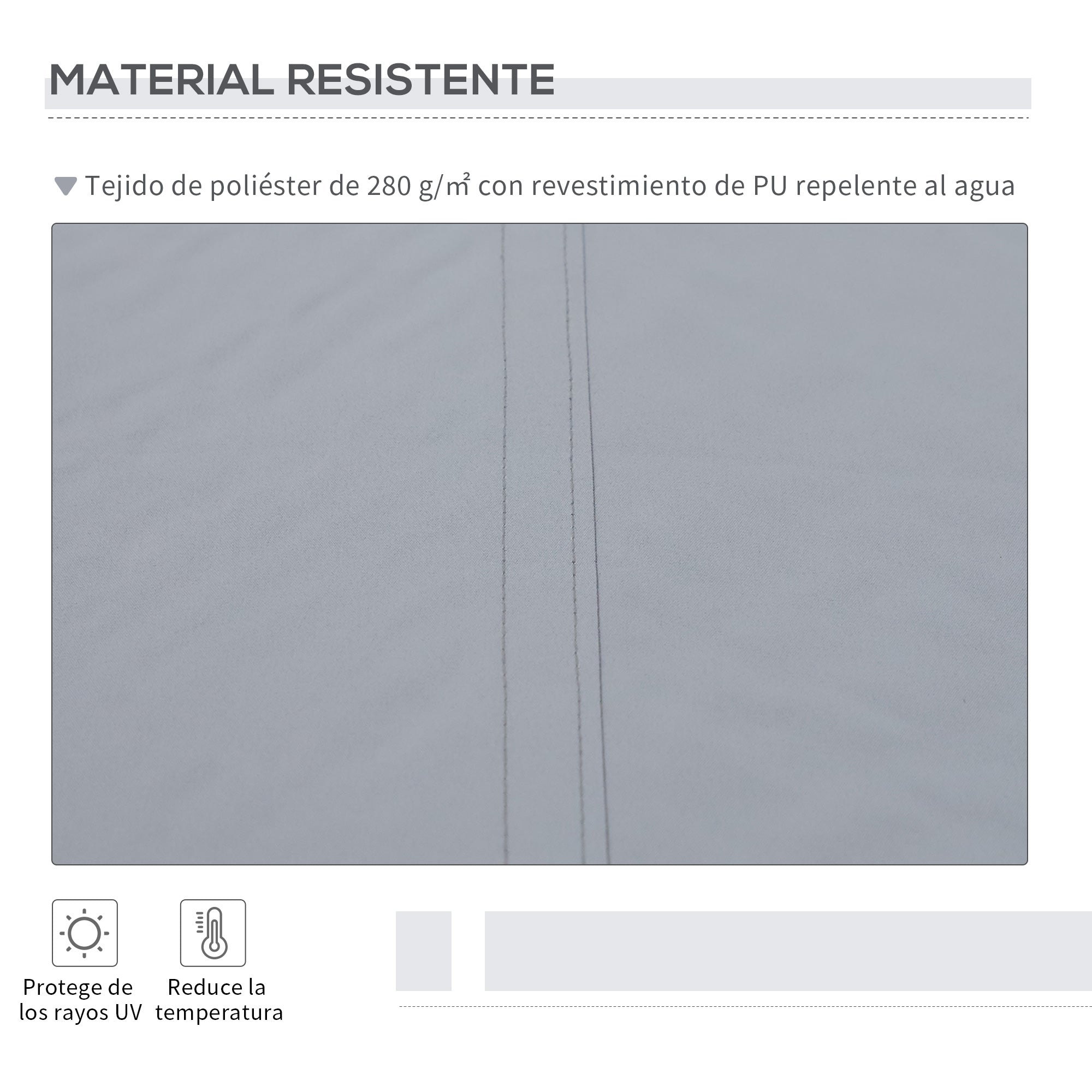 Outsunny Toldo Manual Retráctil 395x245 cm, Toldo Exterior Terraza con Ángulo Ajustable, Brazo Articulado, Montaje a Pared, Estructura de Aluminio, Anti-UV e Impermeable, para Jardín, Gris