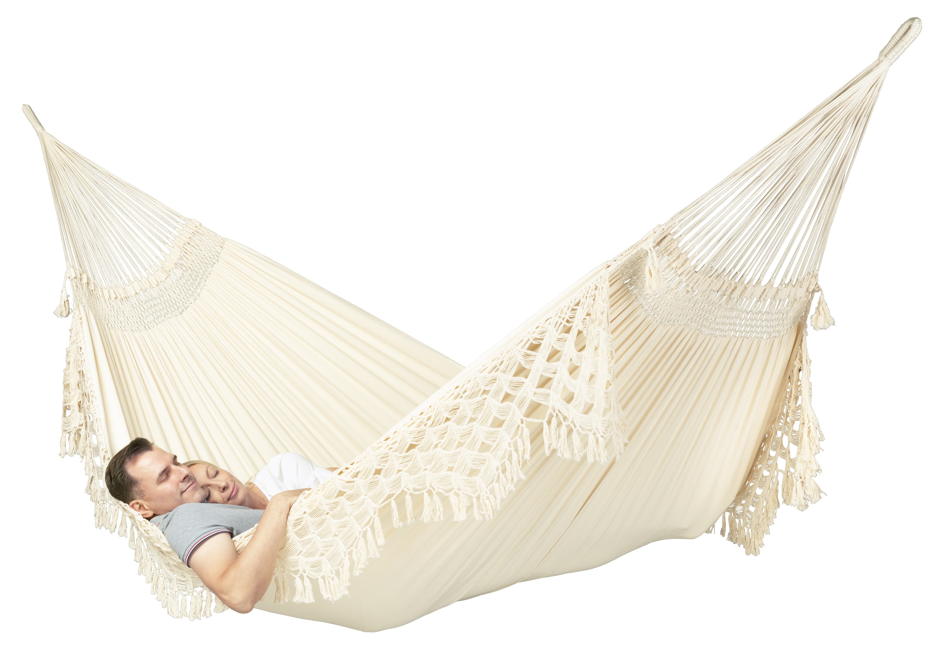 Hamaca Kingsize de jardín y terraza Bossanova Latte - La Siesta