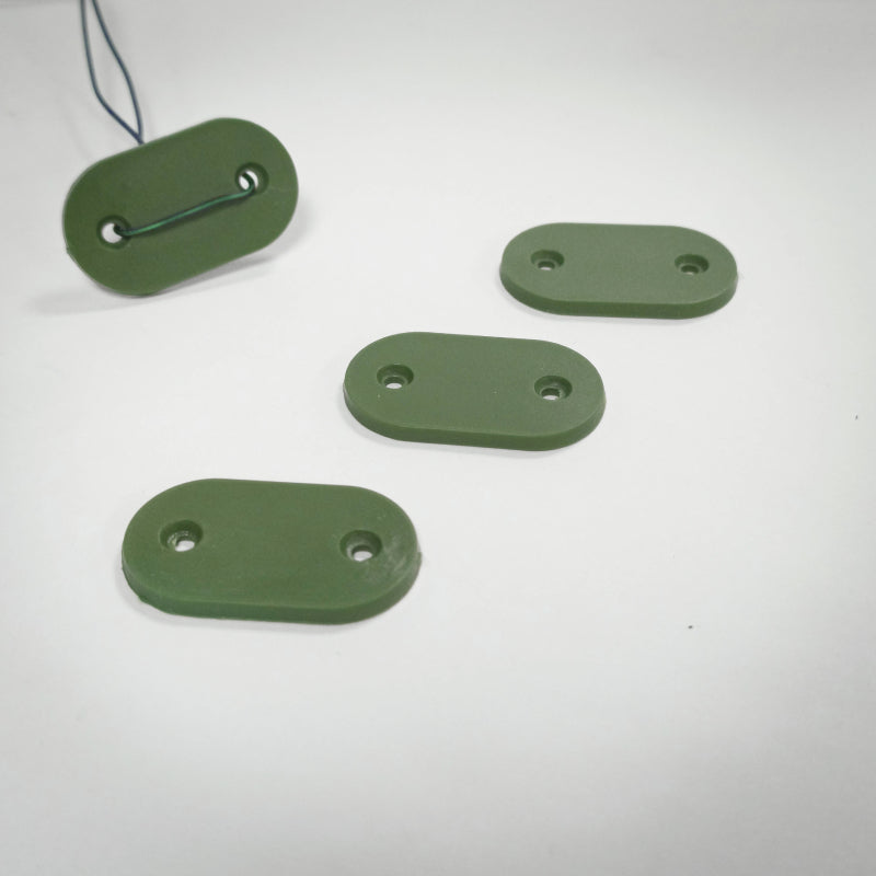 Bonerva | Grapa Fijación Cañizo Pvc Verde | Bolsa 26 Uds