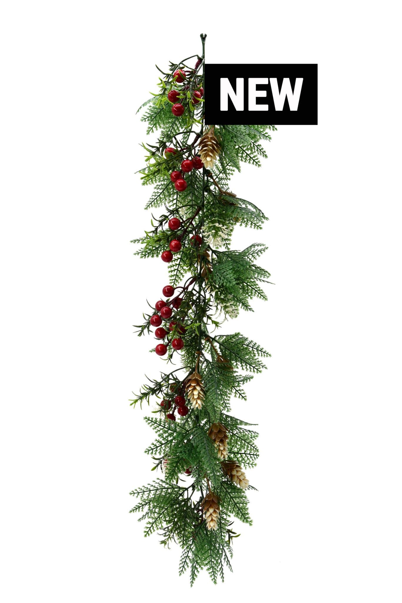 Planta Artificial Colgante Deseo Navideño Bonerva