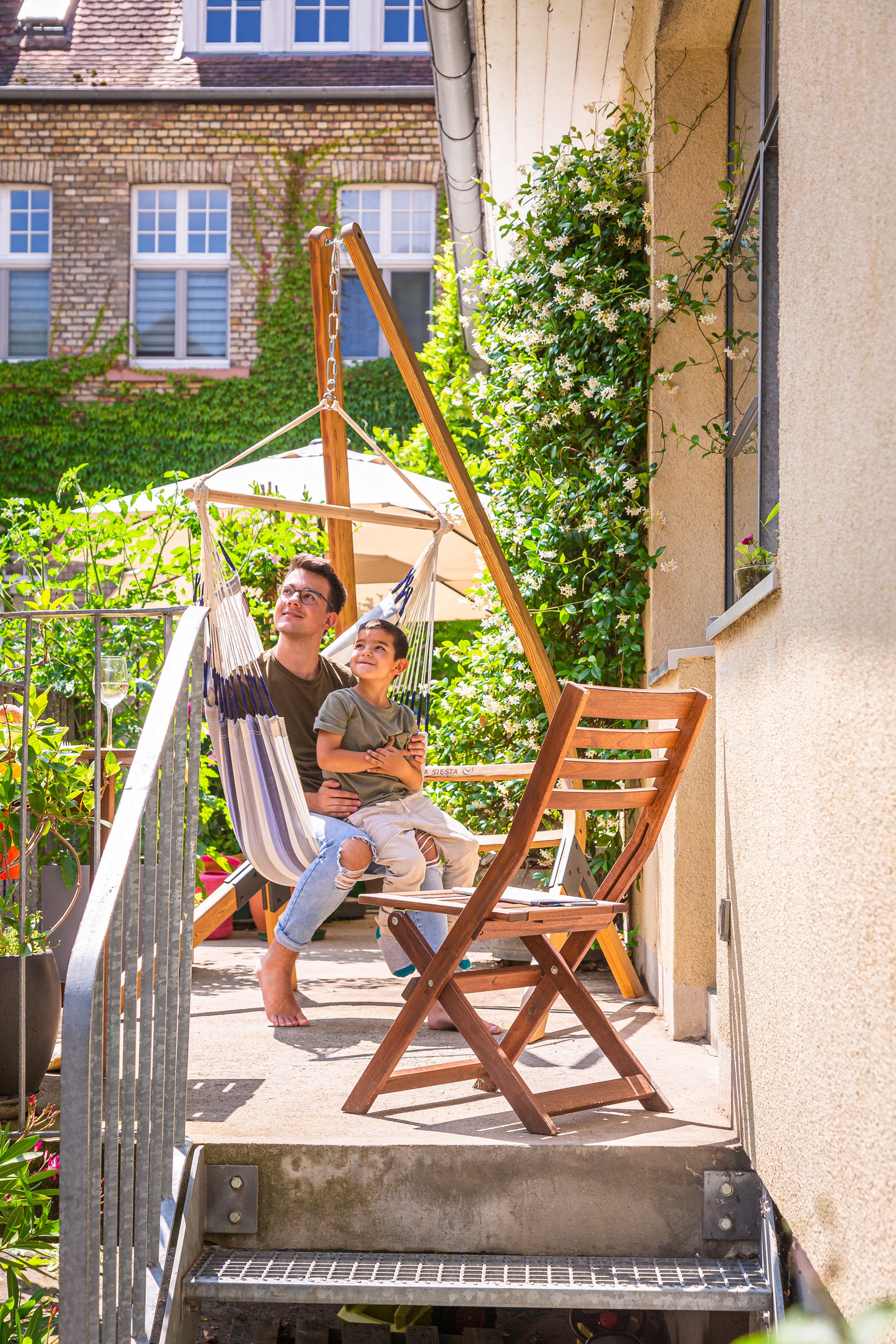 Silla colgante para jardín y terraza Domingo Sea - La Siesta
