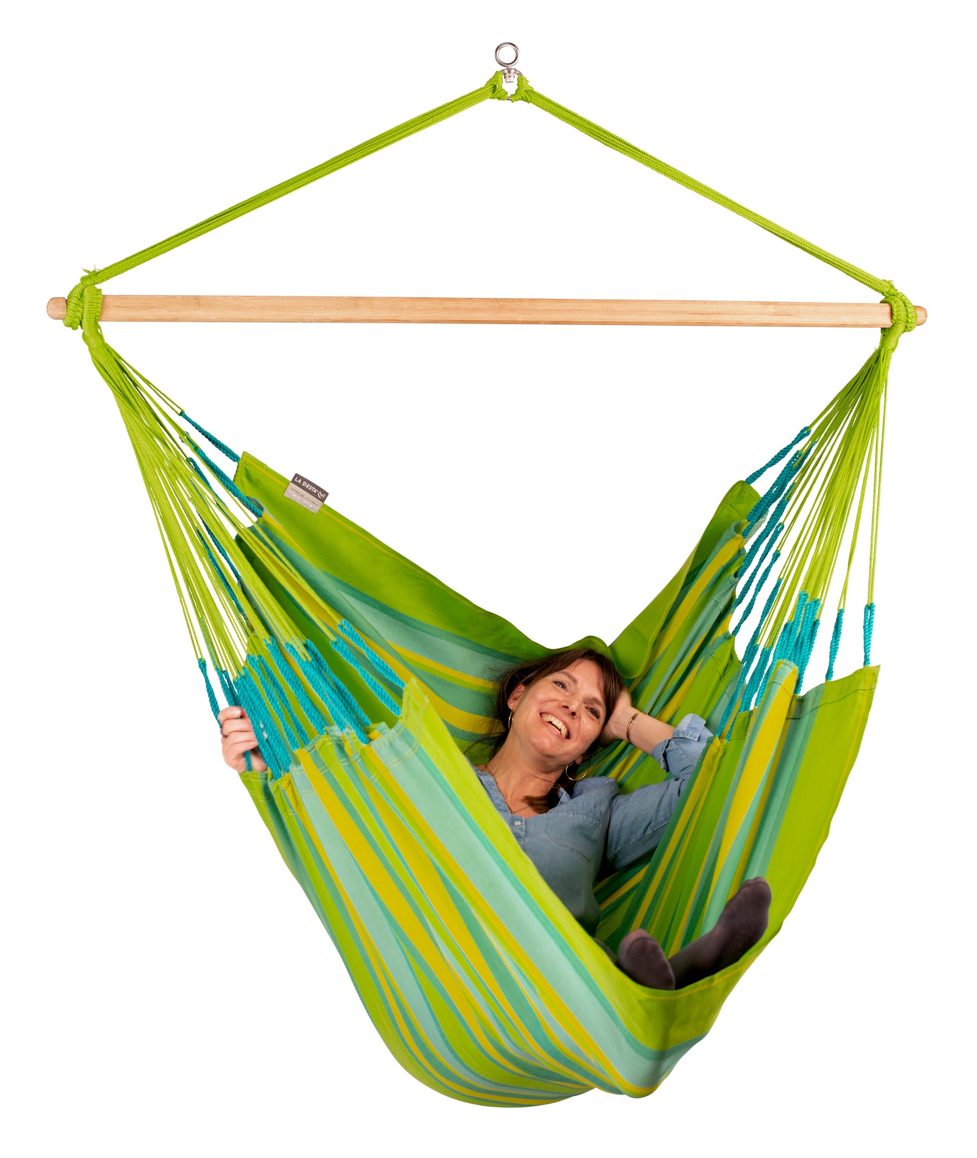Silla exterior colgante kingsize Domingo (Lime)