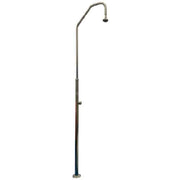 DUCHA PISCINA ACERO 1 BRAZO 43MM C/GRIFO LAVAPIES - Hydora