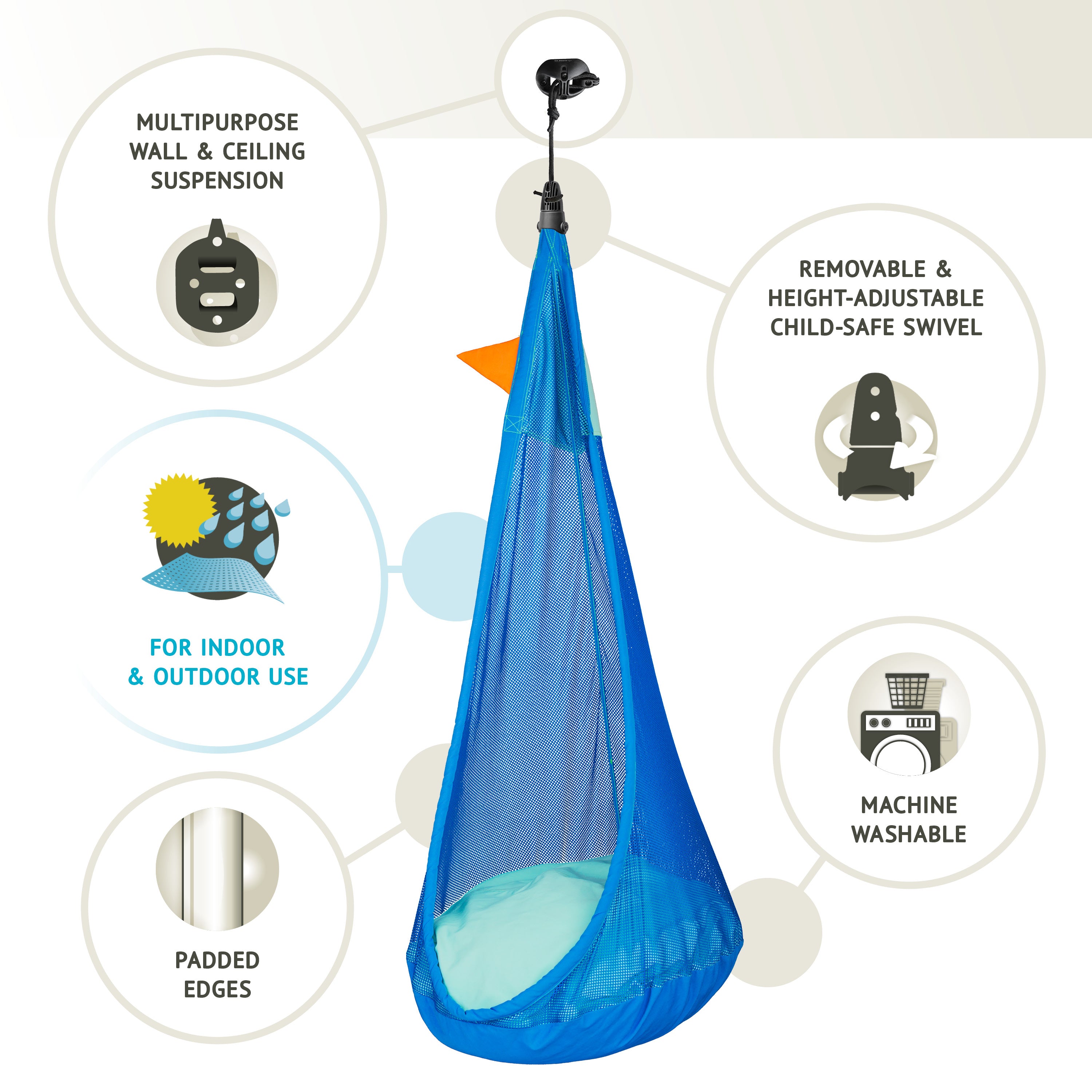 Hamaca infantil con sujeción Joki Air (Moby)