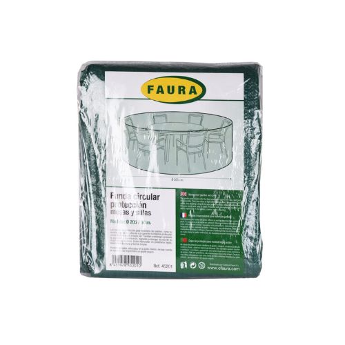 Funda 110gr. Verde Mesa Circular 205/90 cm.