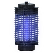Outsunny Lámpara Antimosquitos Eléctrico 3W Mata Mosquitos Eléctrico Matamoscas Interior UV Efecto 30 m² para Jardín Terraza Patio 11x11x26 cm Negro
