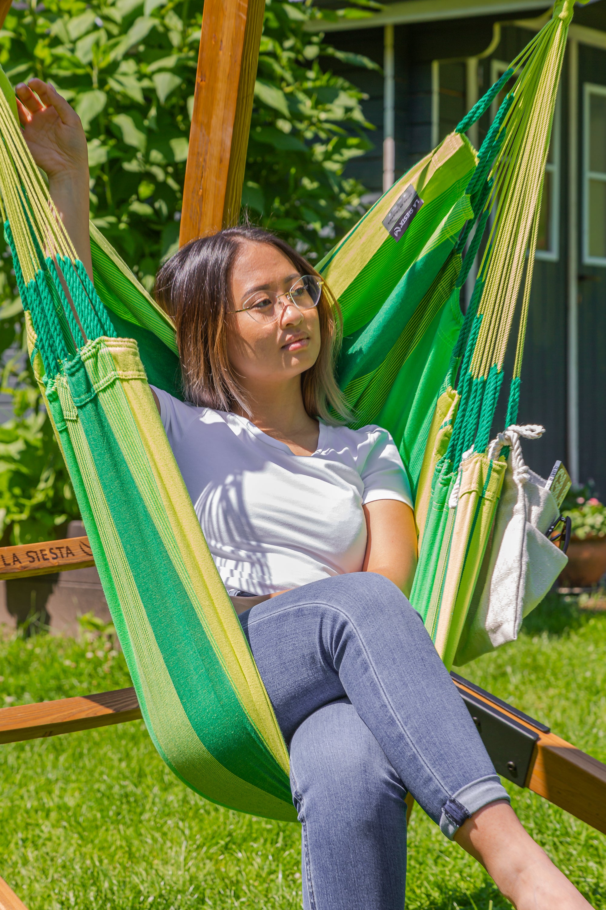 Silla colgante para jardín Habana Jungle - La Siesta