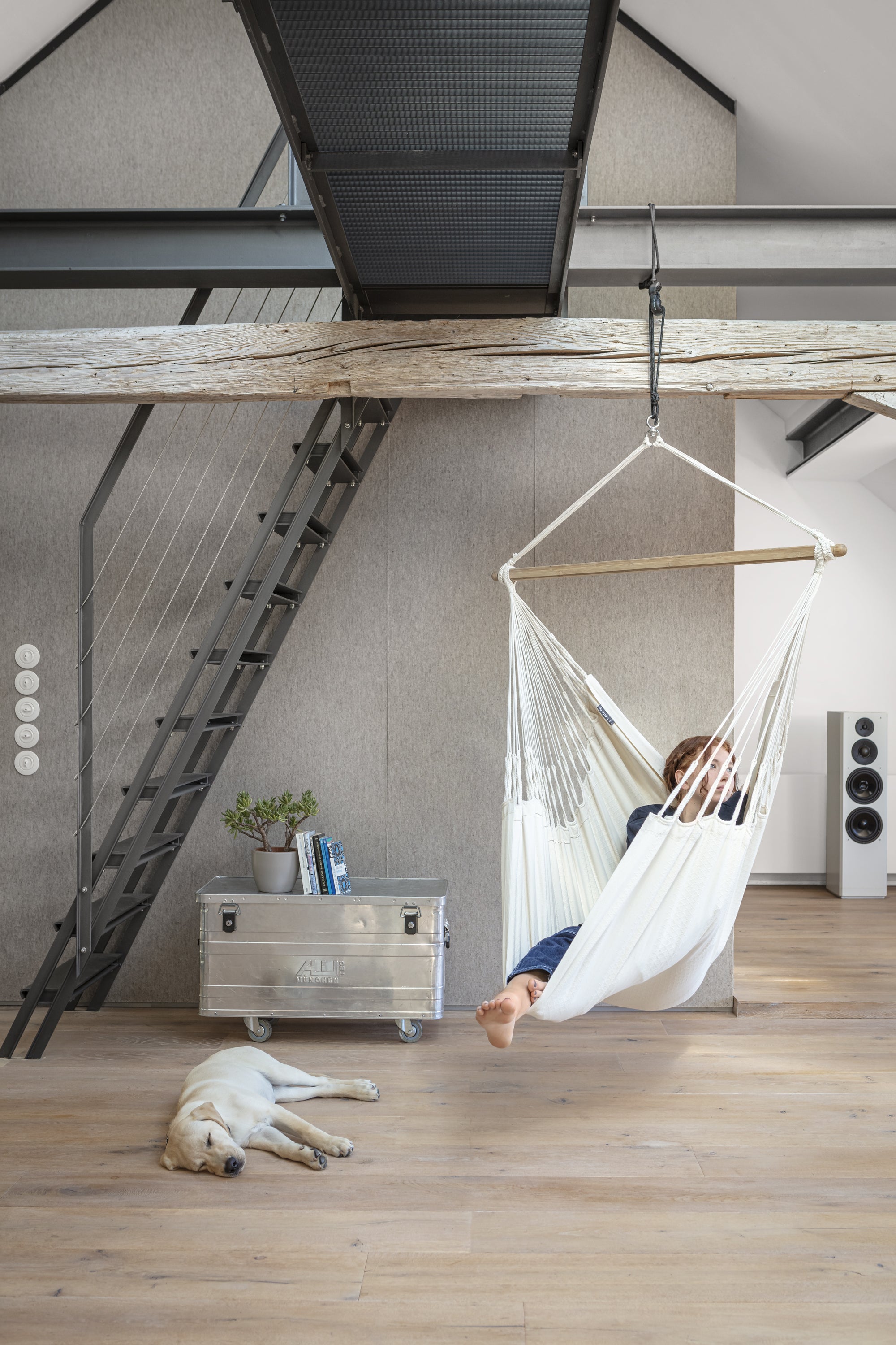 Silla colgante comfort Habana (Latte)