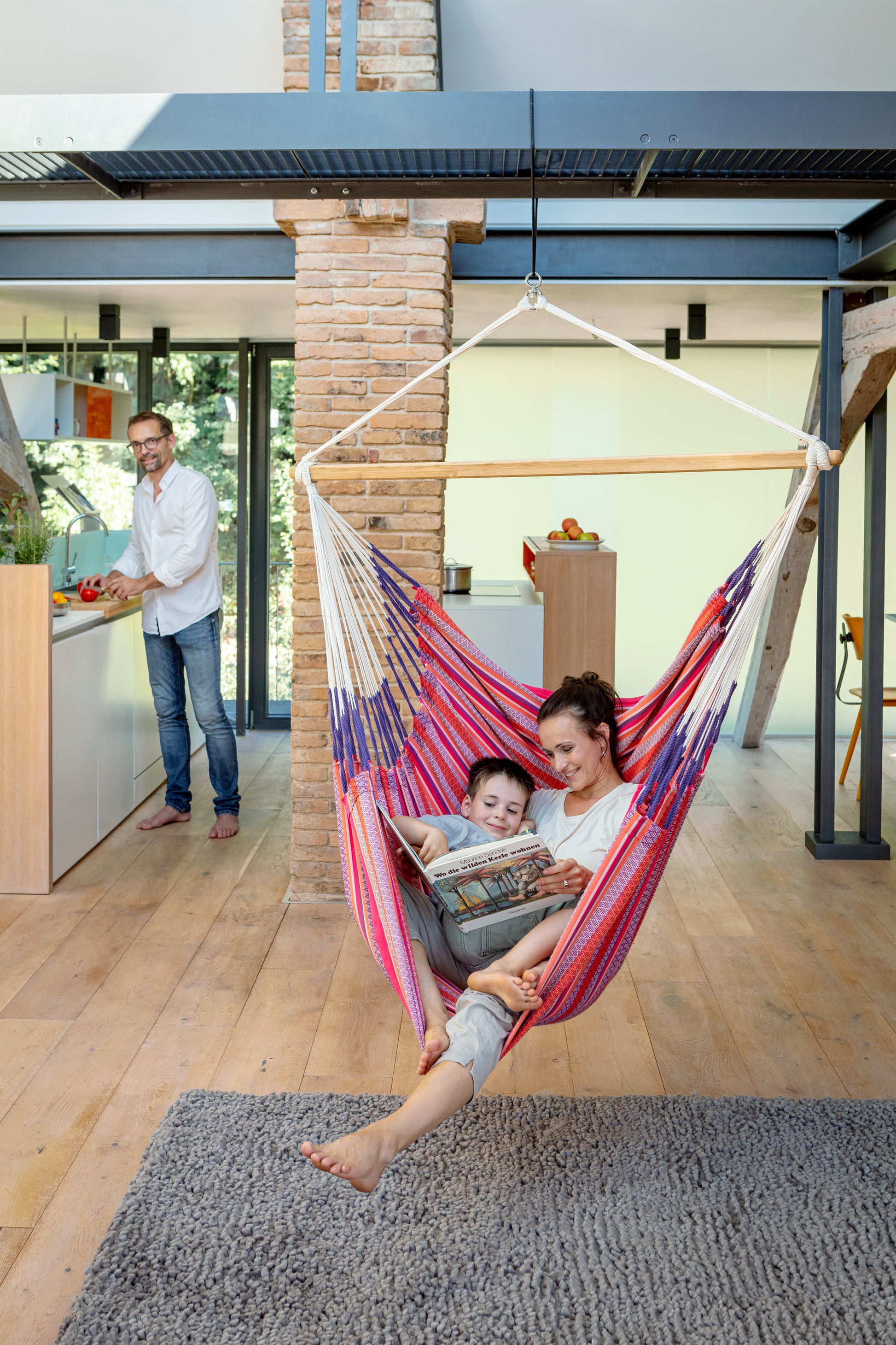 Silla colgante comfort kingsize Habana (Flamingo)