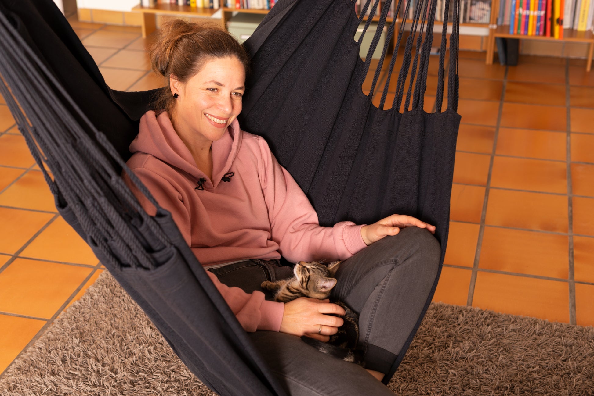 Silla colgante comfort kingsize Habana (Onyx)