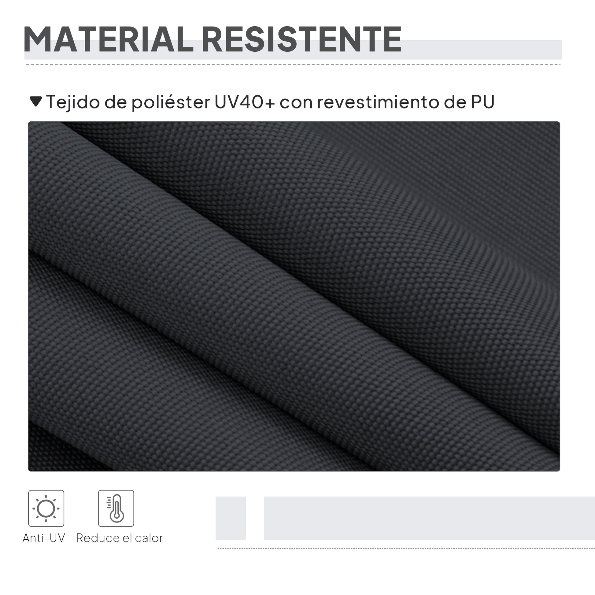 Outsunny Toldo Vertical Exterior 200x305 cm, Pantalla de Privacidad Enrollable, Toldo Lateral Ajustable con Manivela, Protección UV 40+ e Impermeable, Sin Taladro, para Balcón, Jardín, Gris