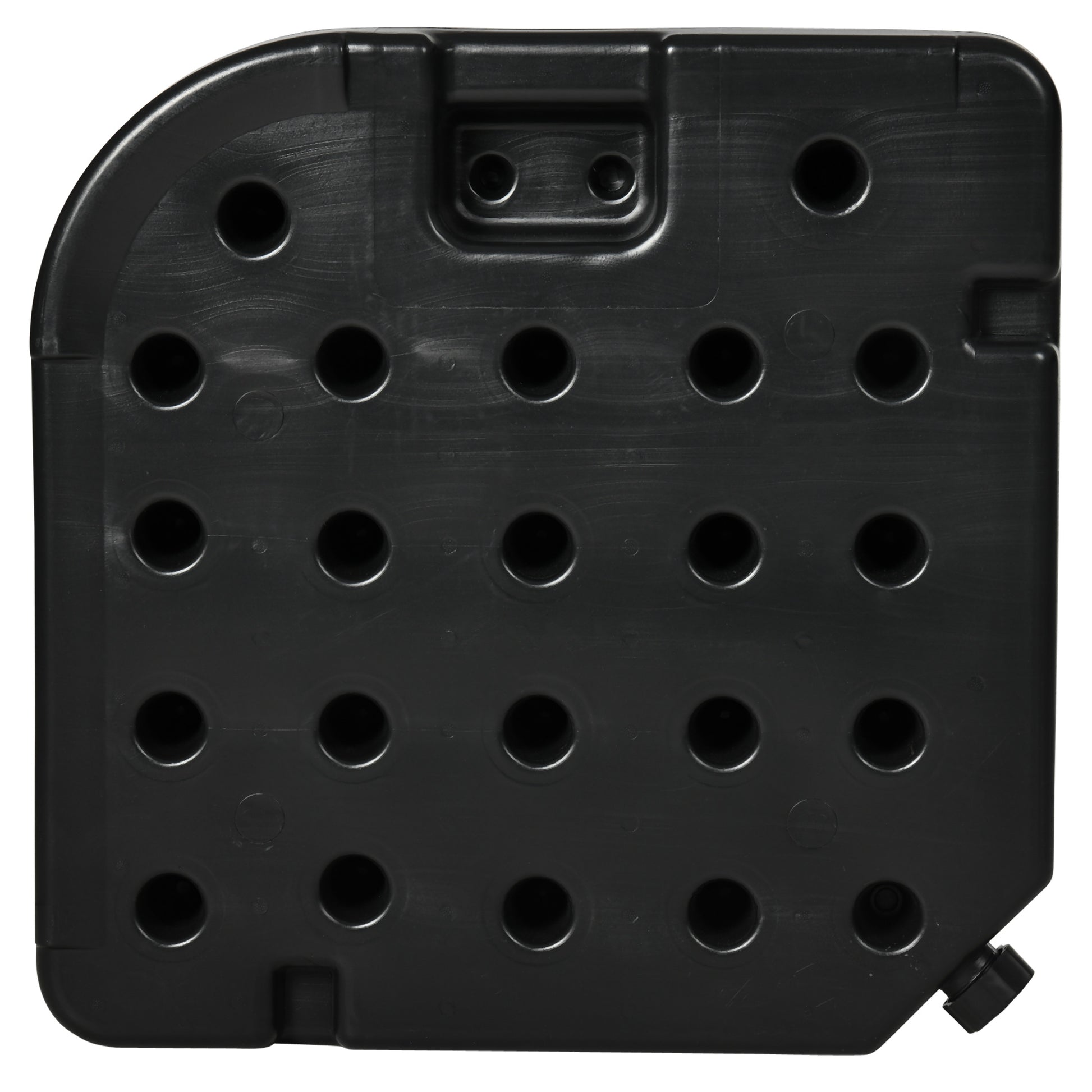 Outsunny Base para Sombrilla de 4 Piezas, Soporte para Parasol de HDPE Rellenable con Agua 59 kg o Arena 80 kg, para Jardín, Patio, Terraza, Negro