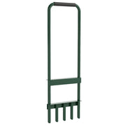 Outsunny Aireador de Césped Manual, Aireador de 5 Púas Huecas con Mango Antideslizante, Herramienta de Perforación de Césped para Cuidado de Jardines y Patios, Verde Oscuro