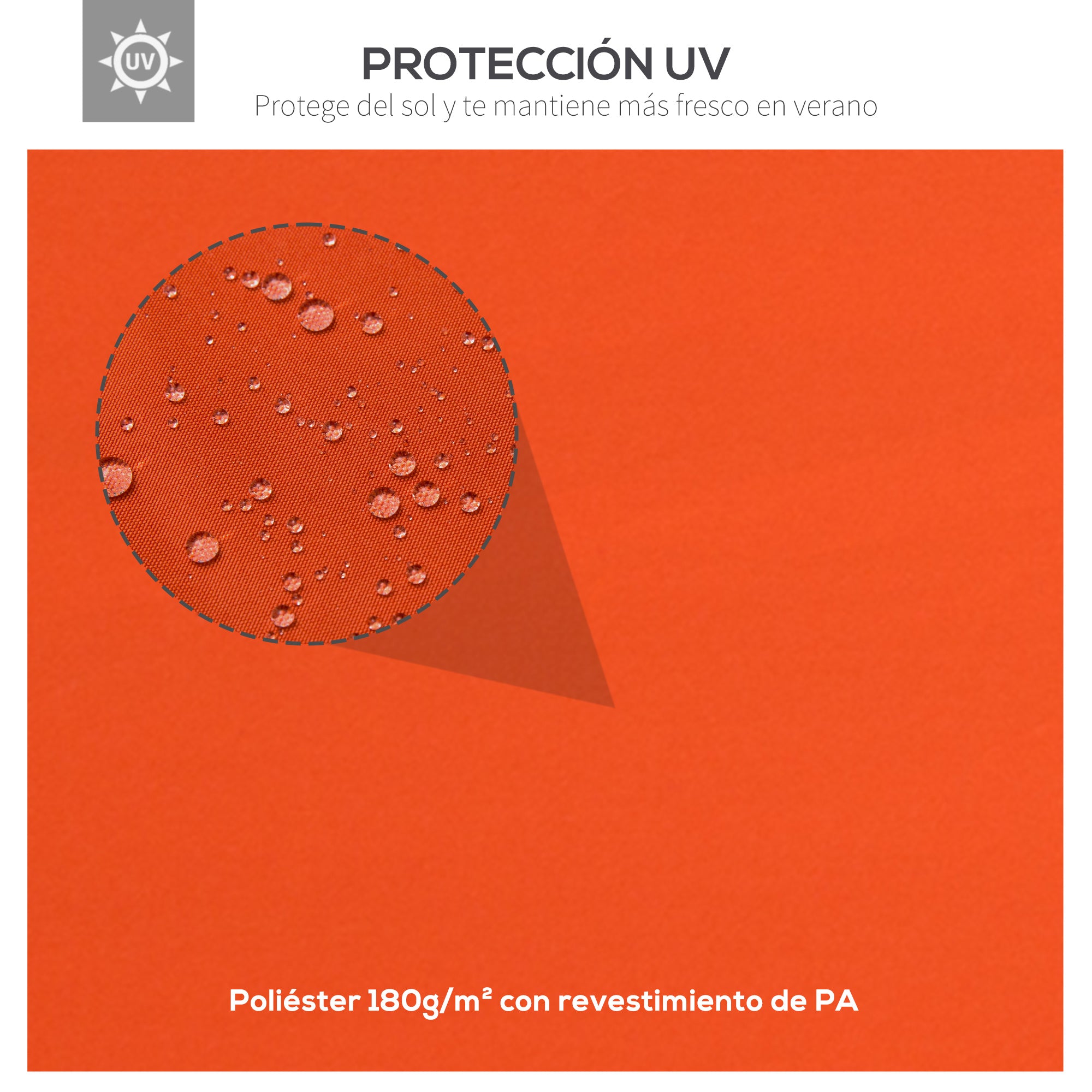 Outsunny Techo de Repuesto para Cenador 4x3 m Cubierta de Repuesto con Techo Doble 10 Orificios de Drenaje y Protección UV Toldo de Recambio para Pabellón Gazebo Rojo