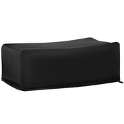Outsunny Funda Protectora para Muebles de Jardín 154x94x66 cm Cubierta de Muebles de Mesas Exterior Tela Oxford 600D Impermeable con Hebillas para Patio Terraza Negro