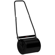 DURHAND Rodillo de Césped de Jardín Apisonadora de Césped de Acero 30L Llena de Agua o Arena Medida de Rodillo Φ32x40cm Asa Desmontable