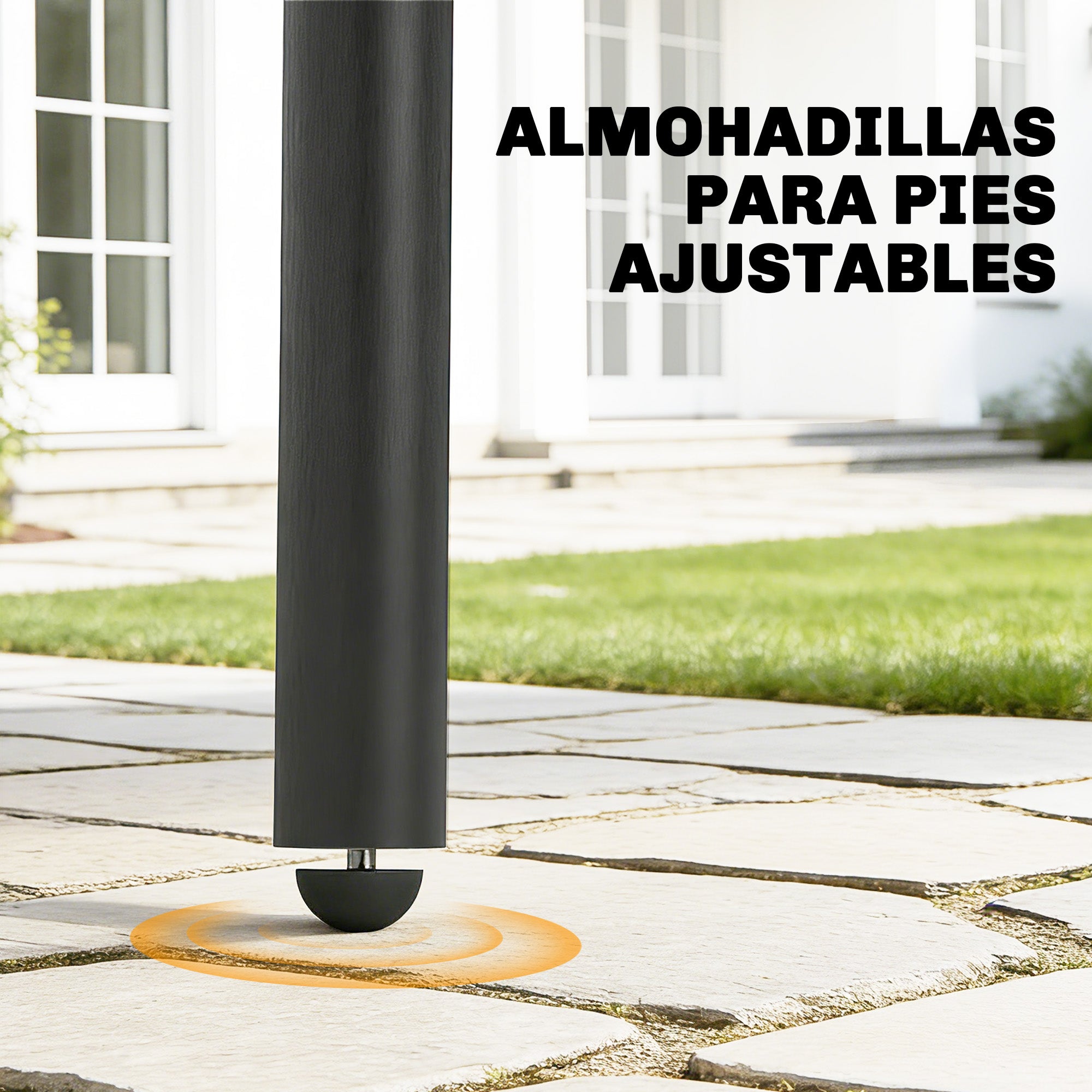 Outsunny Mesa de Comedor de Jardín Rectangular, 120x70x72 cm, Mesa de Terraza Exterior de Acero con Tablero con Listones, para 4 Personas, Carga 50 kg, para Patio, Balcón, Gris