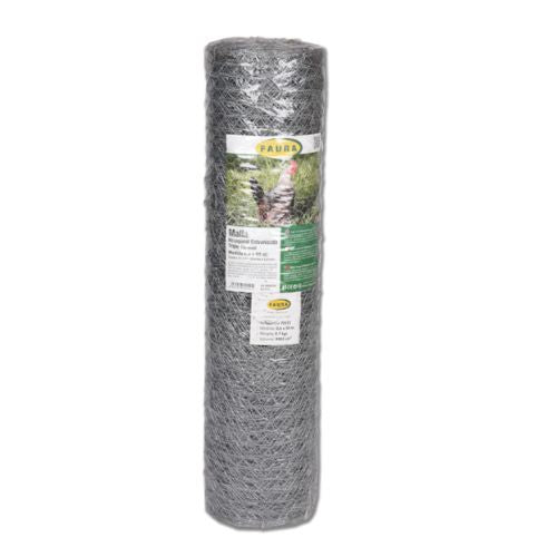 Malla Metálica Hexagonal 19mm - 0,7mm / 0,5x10 m