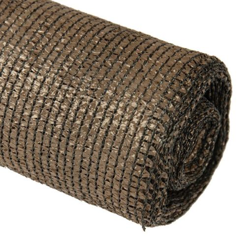 Malla Ocultación 160gr. Marrón 1,5x10 m