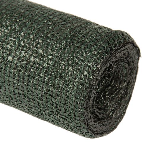 Malla Ocultación 160gr. Verde Oscuro 2x50 m