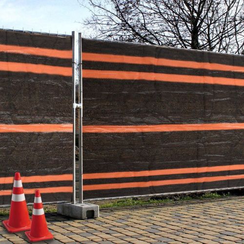Malla Ocultación Obras 90gr. Negro/Naranja 1,95x3,65 m