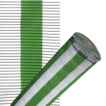 Malla de Sombreo Plana (Verde y Blanco). Rollos de 100m - Bonerva