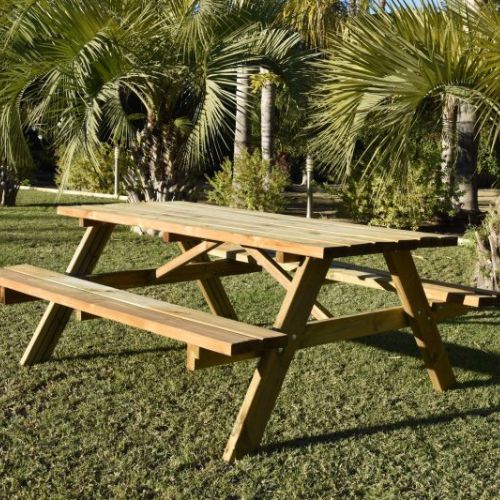 Mesa Picnic Clásica 177x152x71 cm