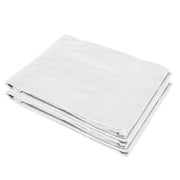 Outsunny Plásticos para Invernaderos 3,5x3x2 m Cubierta de Repuesto para Invernadero de Polietileno con 6 Ventanas y Puerta Enrollable Protección de Plantas para Jardín Blanco