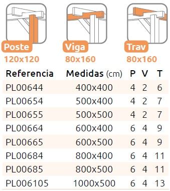 Cochera y Pérgola de Madera Laminada Lugo (Maderland)