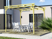 Pérgola de Madera Maciza Almería (Maderland) - Gardeneas